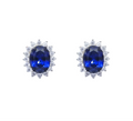 Aros Lady Amatista/Zafiro Plata 925