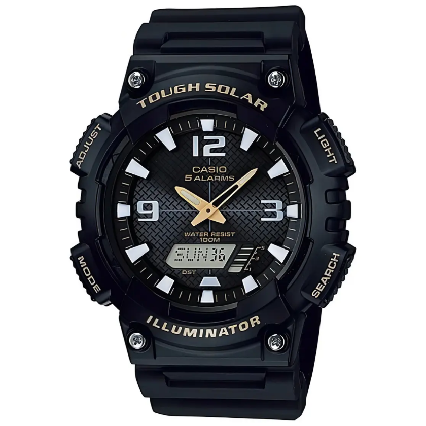 Reloj Casio AQ-S810W-1BVDF Hombre Tough Solar Sumergible 100m  52MM OP