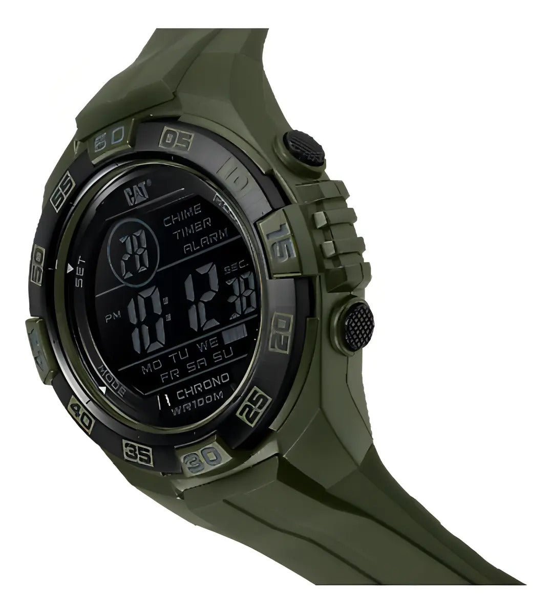 Reloj CAT digital verde negro OC.167.23.143