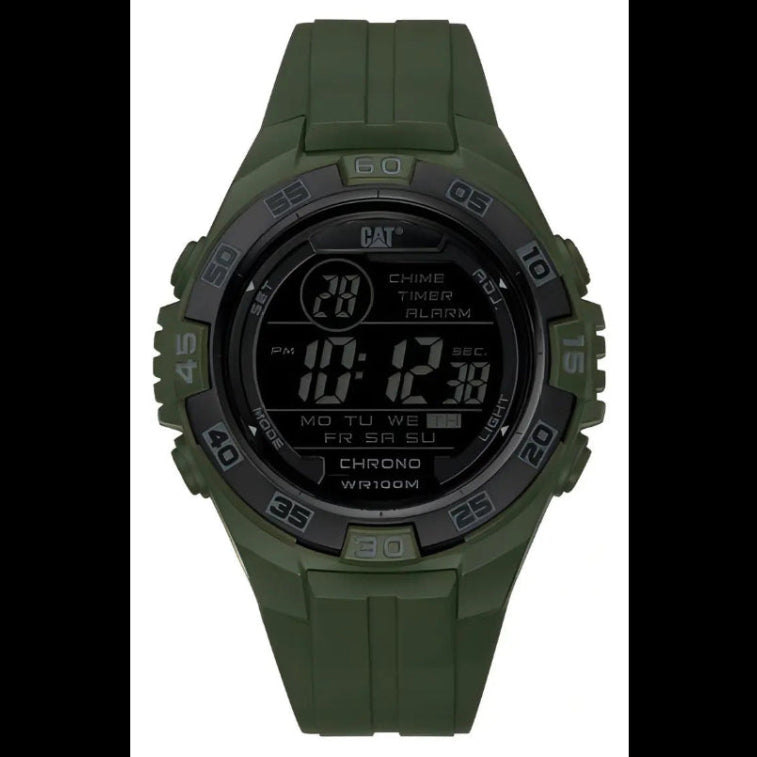 Reloj CAT digital verde negro OC.167.23.143