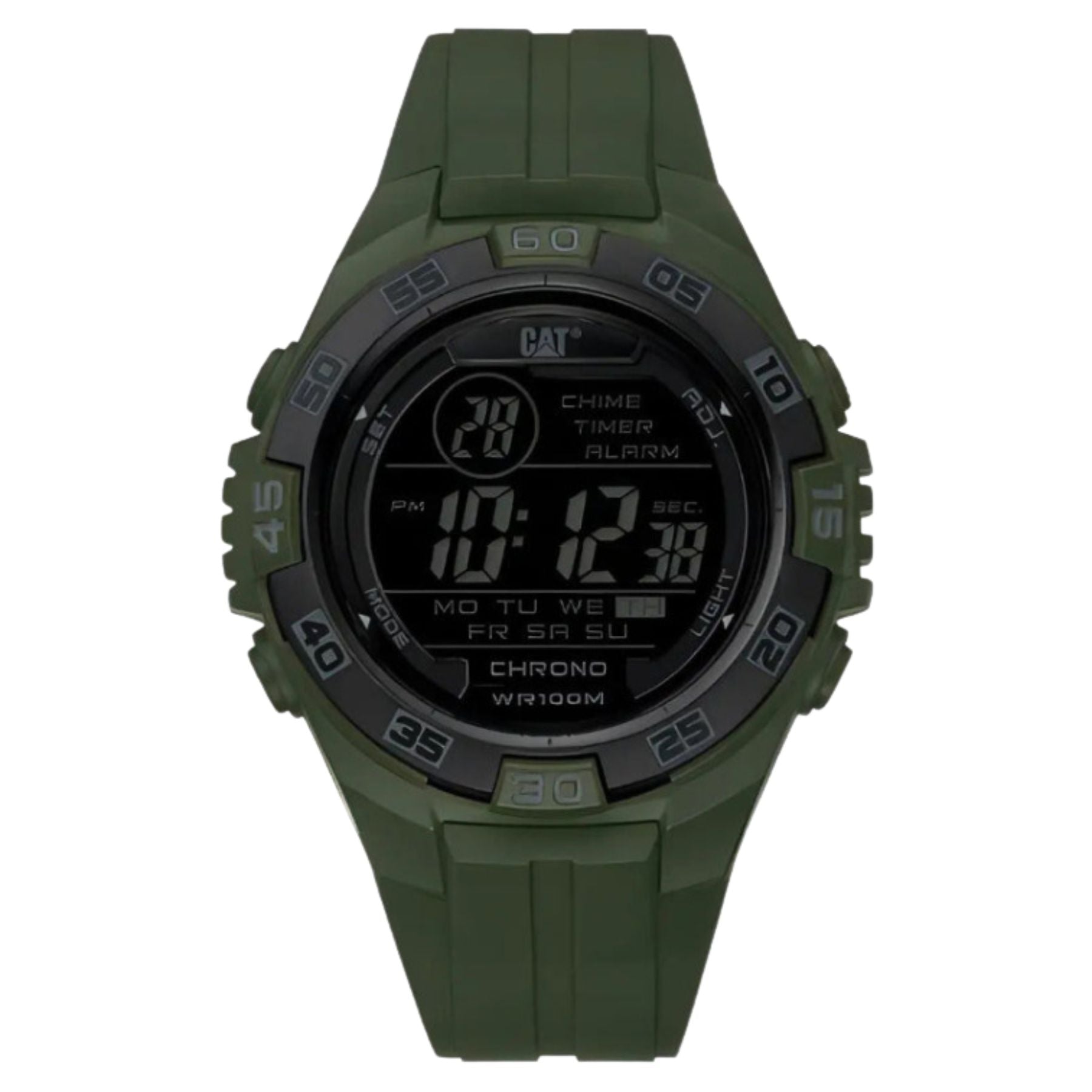 Reloj CAT digital verde negro OC.167.23.143