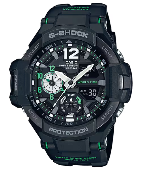Reloj Hombre Casio G-shock GA-1100-1A3DR 52mm  -MP-