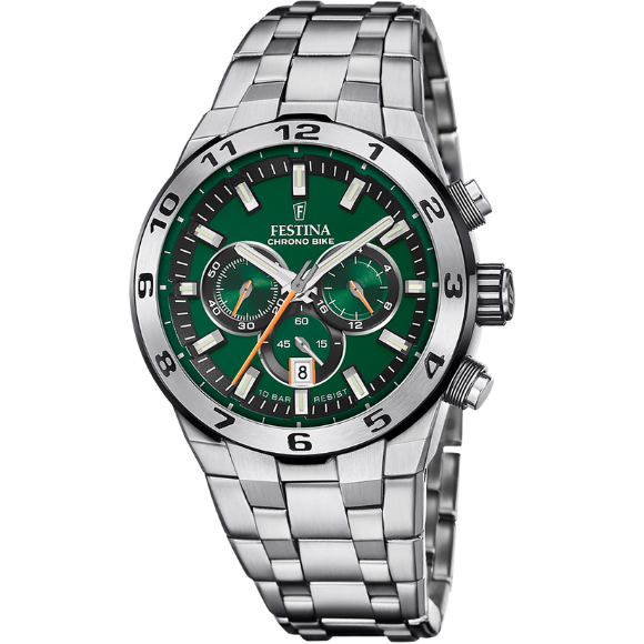 Reloj Festina Verde Hombre Chrono Bike F20670/2 44,50mm -P.A-