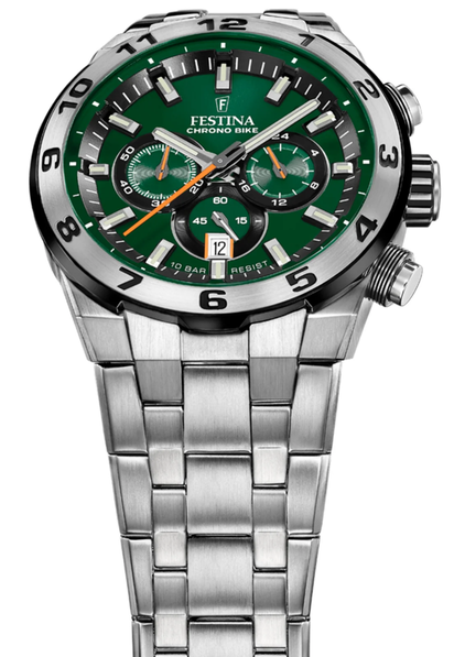 Reloj Festina Verde Hombre Chrono Bike F20670/2 44,50mm -P.A-