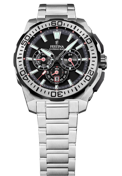 Reloj Festina Negro Hombre Chrono Bike F20724/7 45.50MM -P.A-