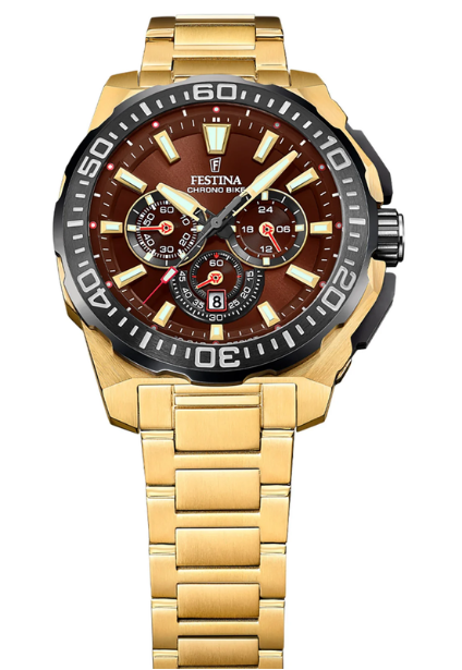 Reloj F20727/3 Festina Hombre Marrón Chrono Bike 46.76MM -P.A-