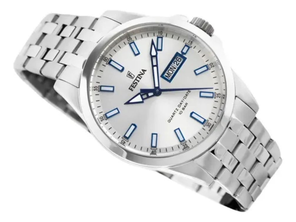 Reloj Festina Hombre F20357-1 Acero Clásico -MP-