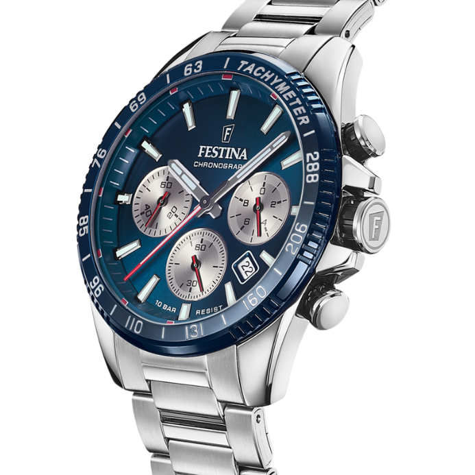 Reloj  Festina Hombre Timeless Chronograph F20560/2 45mm -P.A-