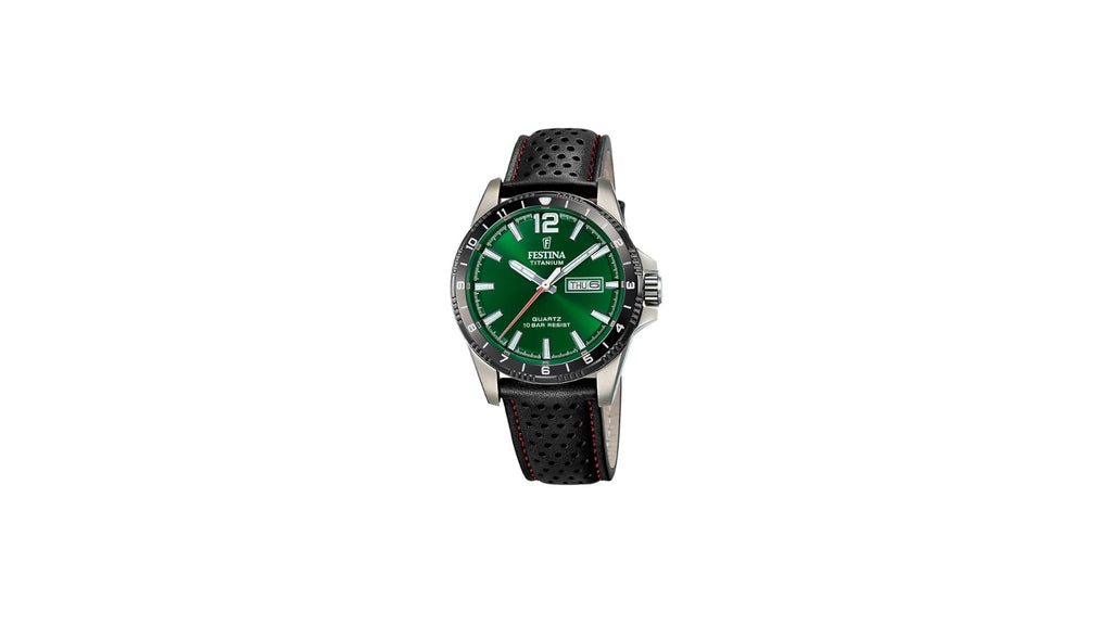 Reloj F20699/3 Festina Verde Hombre Calendario Titanium P.A