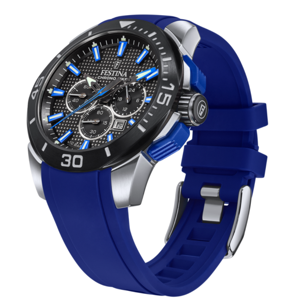 Reloj Festina Hombre  F20642/1 Plateado Chrono Bike  -MP-