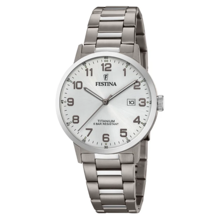 Reloj Festina Hombre F20435/1 Calendario Titanium  -MP-