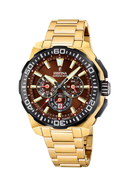 Reloj F20727/3 Festina Hombre Marrón Chrono Bike 46.76MM -P.A-