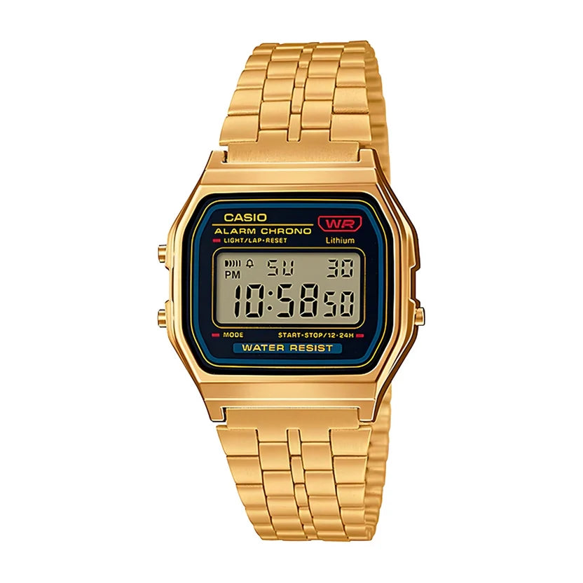 Reloj Casio A159WGEA-1DF Retro Dorado Unisex 33mm OP