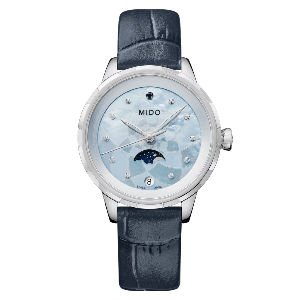 Reloj Mido Rainflower Moonphase Quartz M043.023.16.131.00 - ∅ 31mm