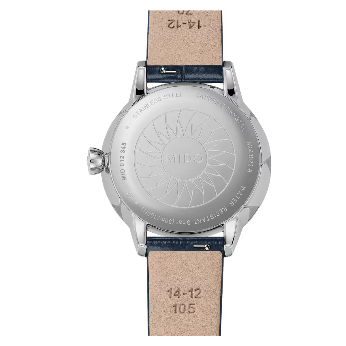 Reloj Mido Rainflower Moonphase Quartz M043.023.16.131.00 - ∅ 31mm