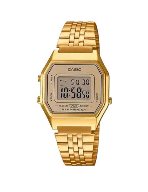 RELOJ CASIO MUJER DIGITAL LA-680WGA-9DF 34 mm OP