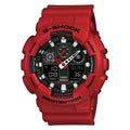Reloj Casio G-Shock Vintage Análogo-Digital GA-100B-4ADR Rojo OP