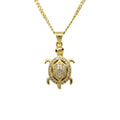 Collar Tortuga Circones Enchapado en Oro 18k 50 CM