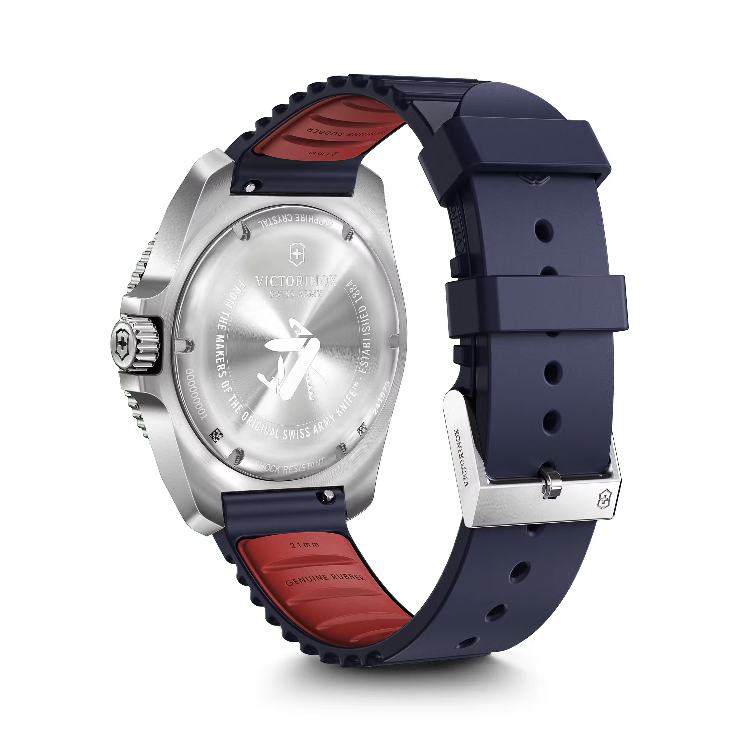 Reloj Victorinox Journey 1884 dial azul correa caucho 241975