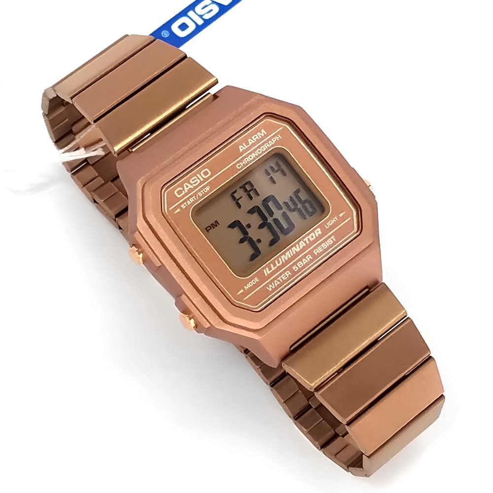 Reloj Casio Vintage B650WC-5ADF Digital Acero Golden Rose Unisex 41.2 mm OP