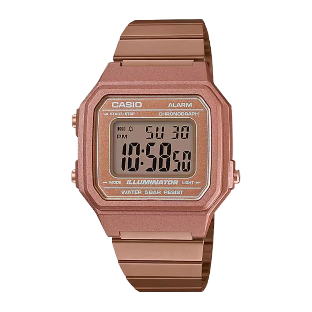 Reloj Casio Vintage B650WC-5ADF Digital Acero Golden Rose Unisex 41.2 mm OP