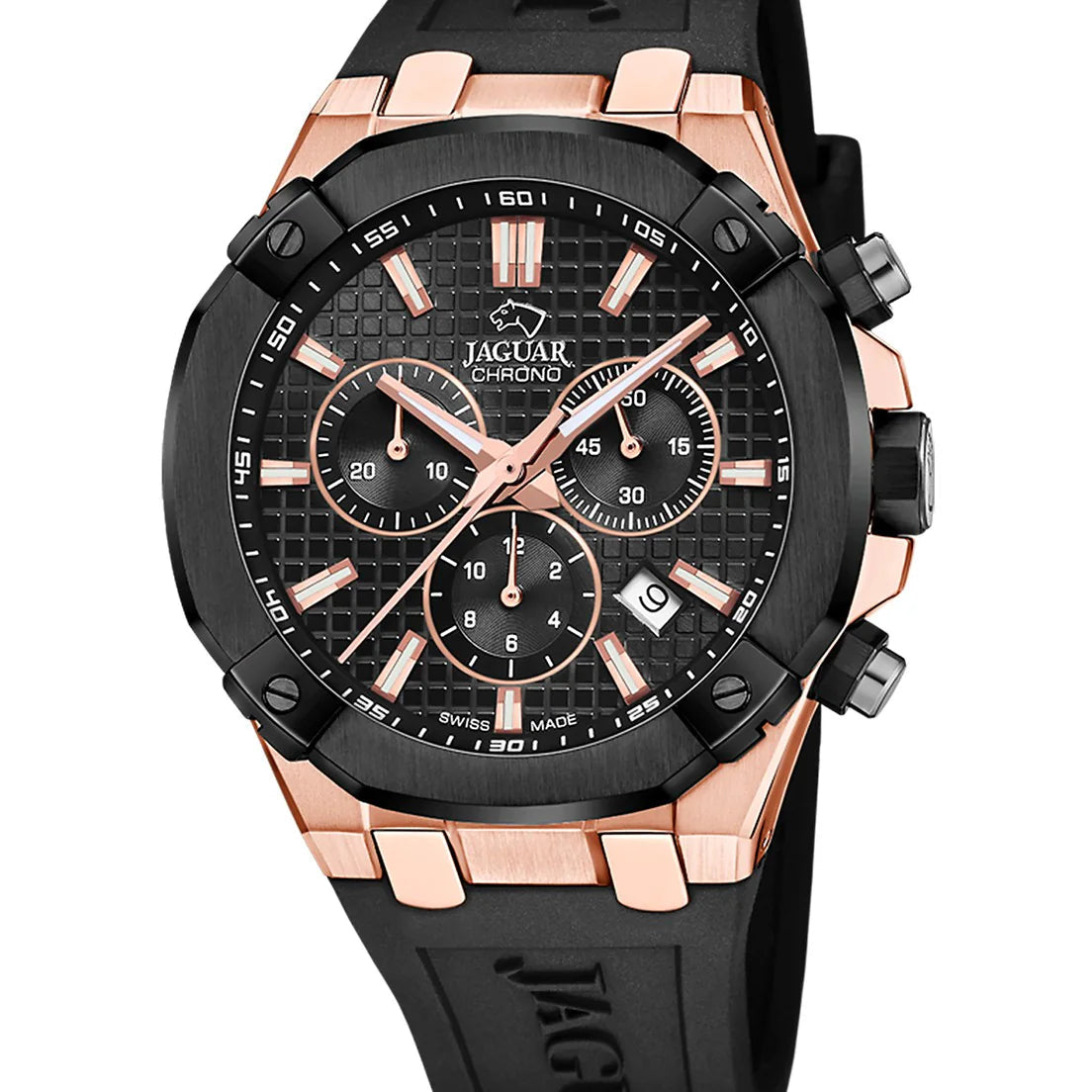 Reloj J1015/1 Jaguar Swiss Negro Hombre Diplomatic