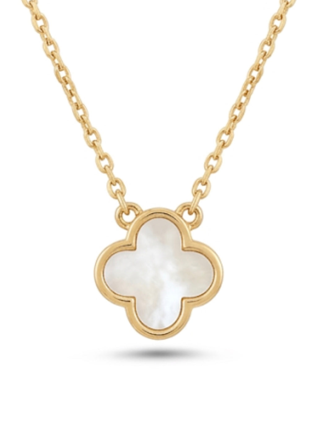 Collar Van Cleef Nácar Enchapado en Oro 18k