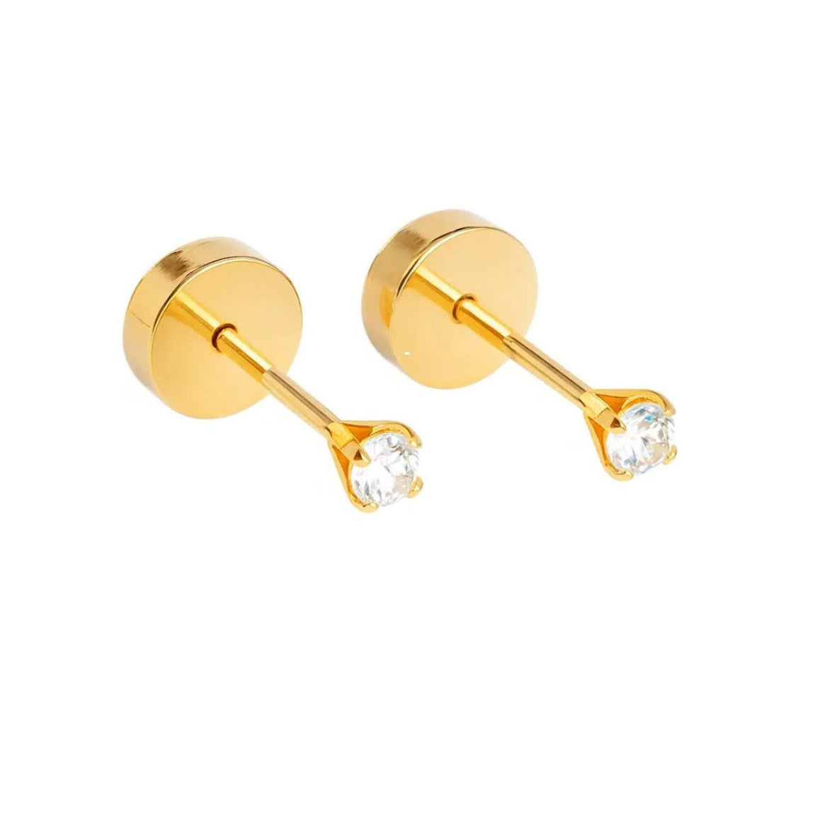 Aritos Abridores de Oro 18k para Bebé Chispas