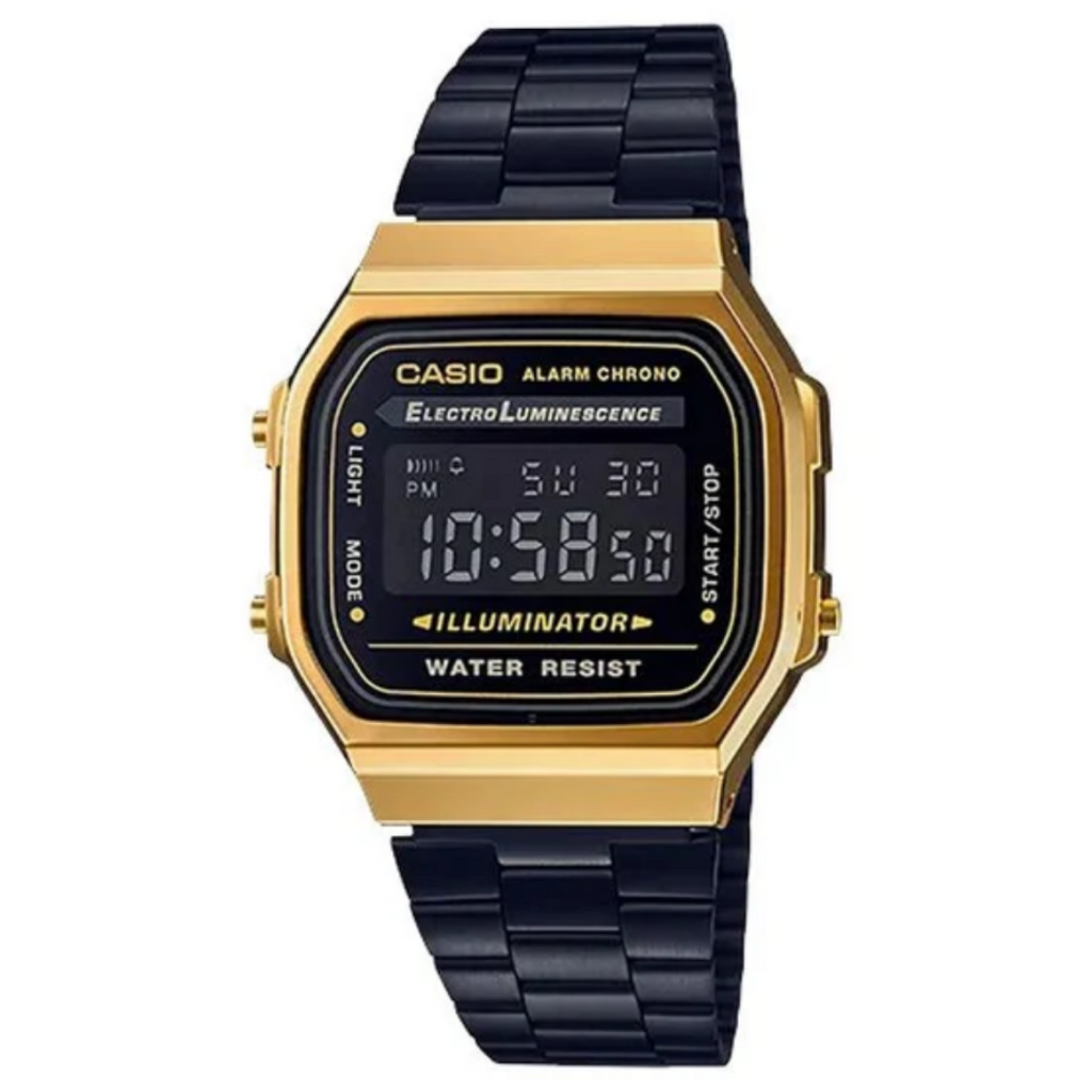 Reloj Casio Digital Unisex A-168WEGB-1B  39 mm OP