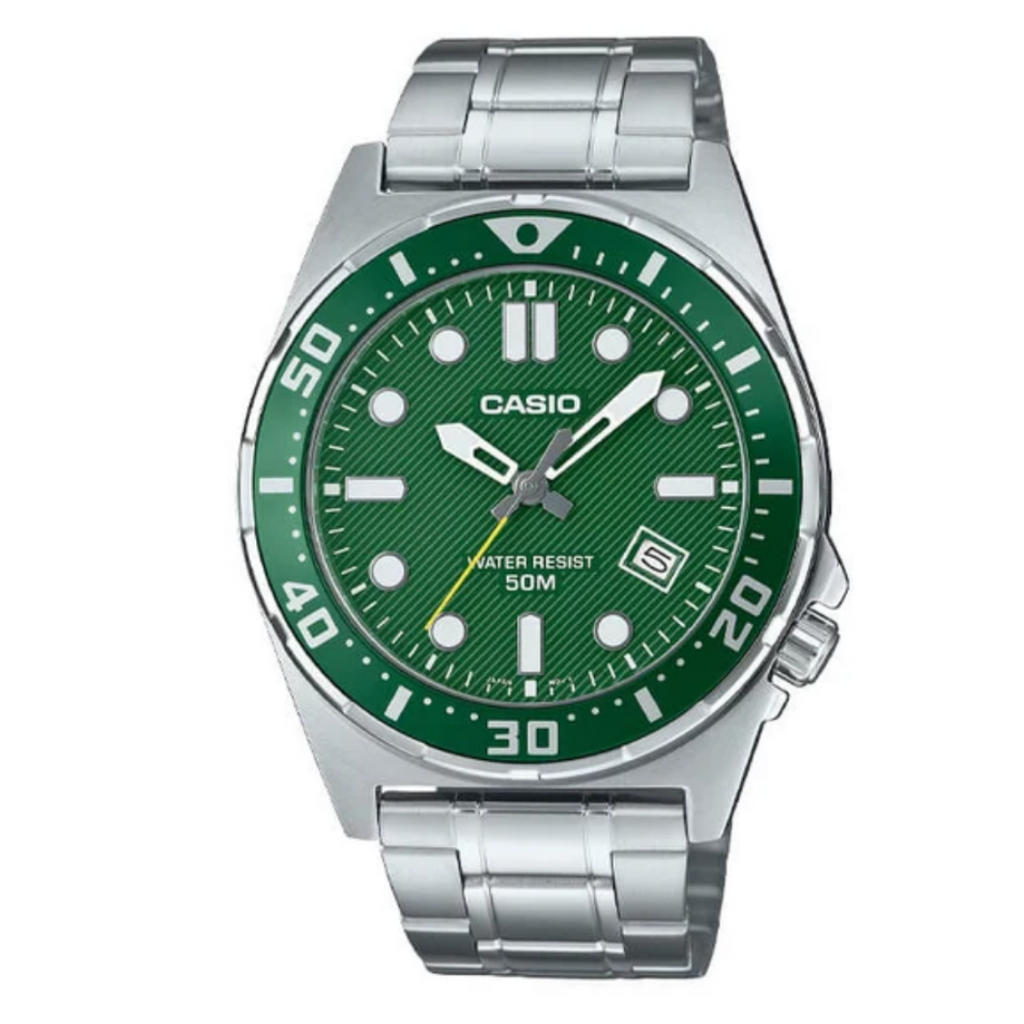 Reloj Análogo Casio Hombre MTD-135D-3AV 44mm OP
