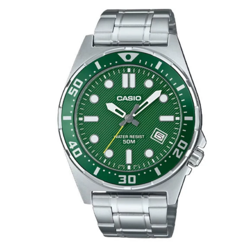 Reloj Análogo Casio Hombre MTD-135D-3AV 44mm OP