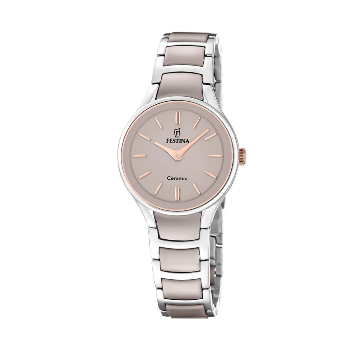 Reloj F20752/2 Festina Marrón Mujer Ceramic 30.50 MM OP