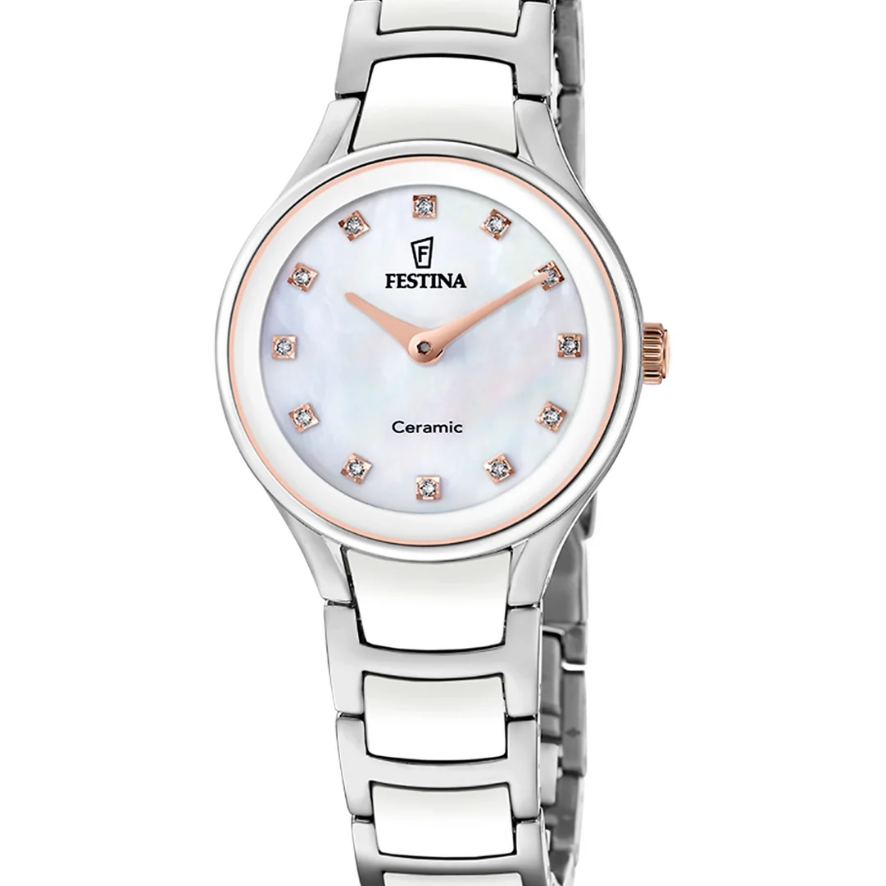 Reloj F20752/8 Festina Blanco Mujer Ceramic30.50 MM OP