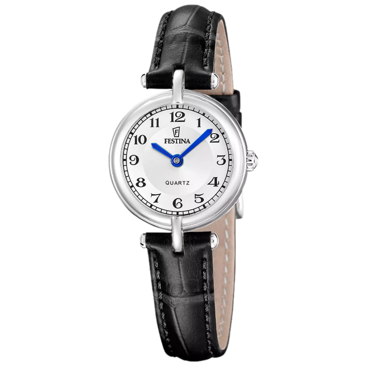Reloj Festina Mademoiselle F20787/3 plateado correa de cuero, mujer OP