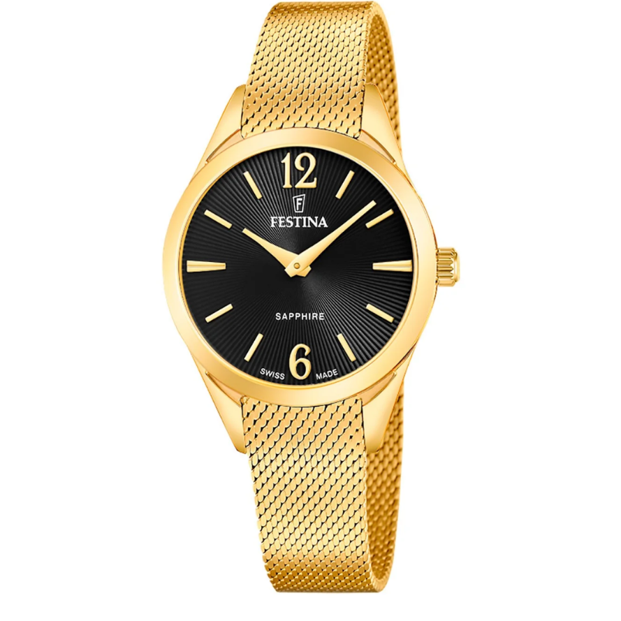 Reloj F20077/5 Festina Swiss Mujer Dorado Grace 32MM OP