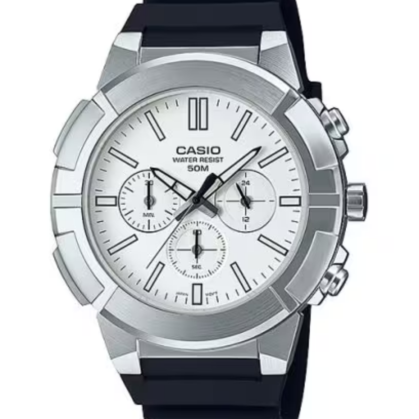 RELOJ CASIO HOMBRE MTP-E500-7AV  44MM OP