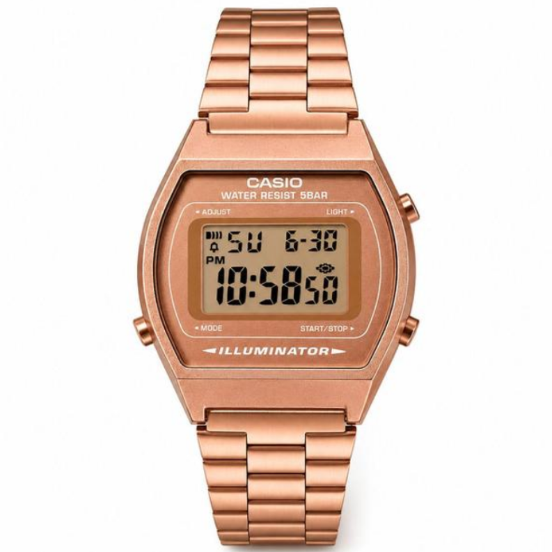Reloj Casio Vintage B640WMR-5ADF Rosado Metálico Milanese 38MM OP