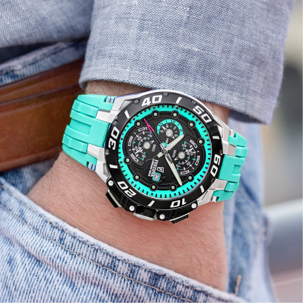 Reloj F20755/7 Festina Negro Hombre Chrono Bike  46MM OP
