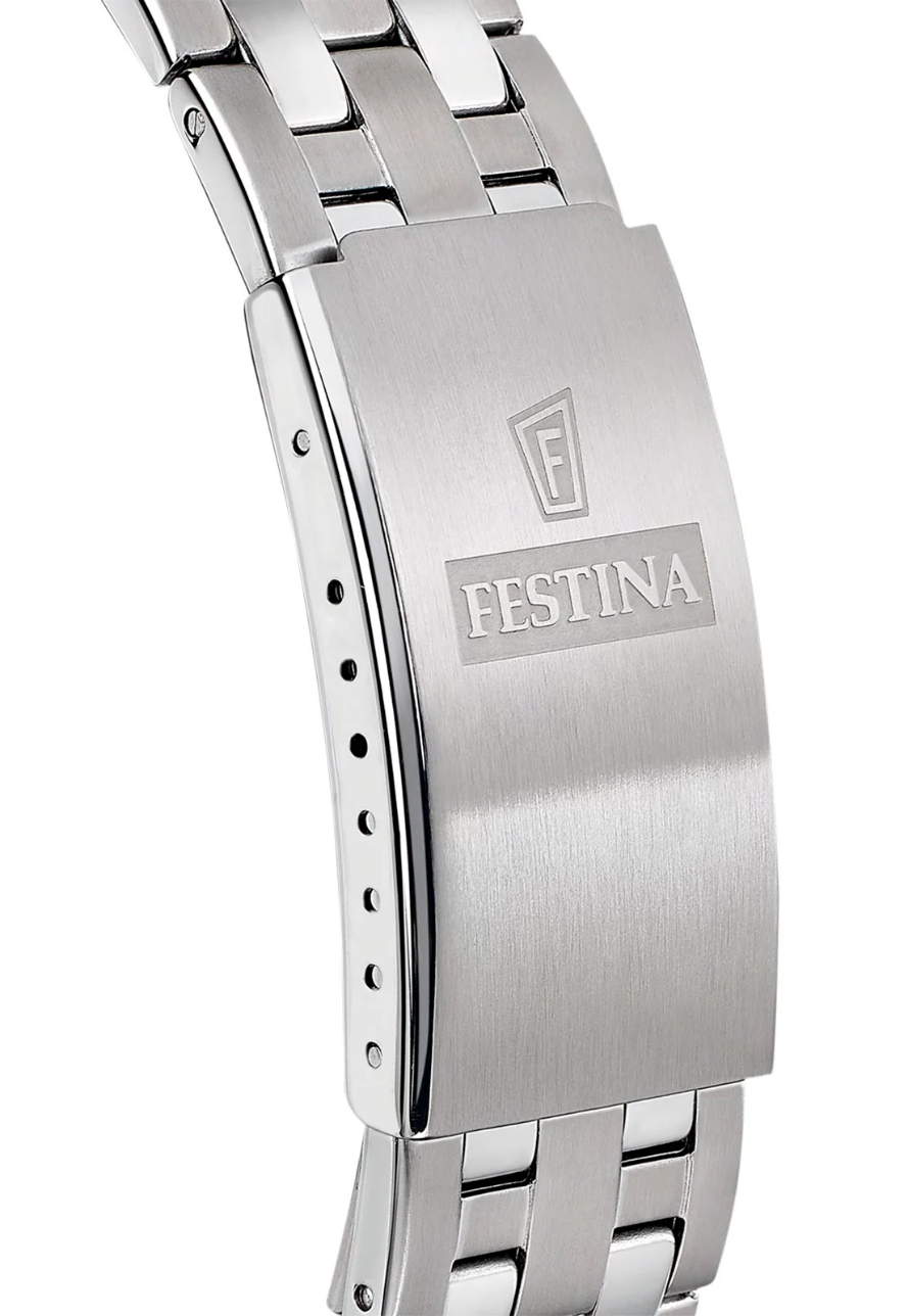 Reloj F20357/5 Festina Hombre Verde Acero Clásico 41MM OP