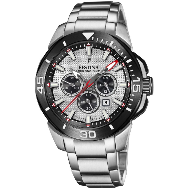 Reloj análogo hombre Festina Chrono Bike Plateado F20641/1