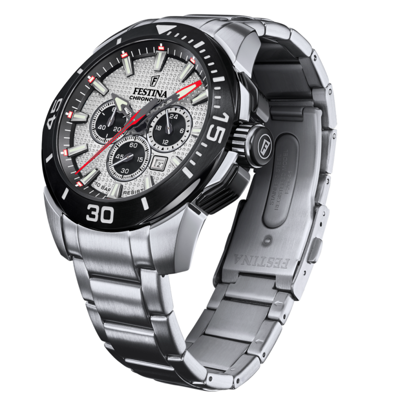 Reloj análogo hombre Festina Chrono Bike Plateado F20641/1