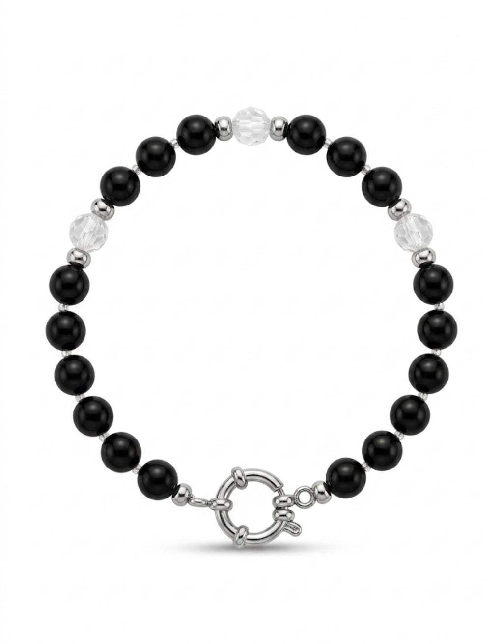 Conjunto Collar + Pulsera Perlas Mallorca Broche timón