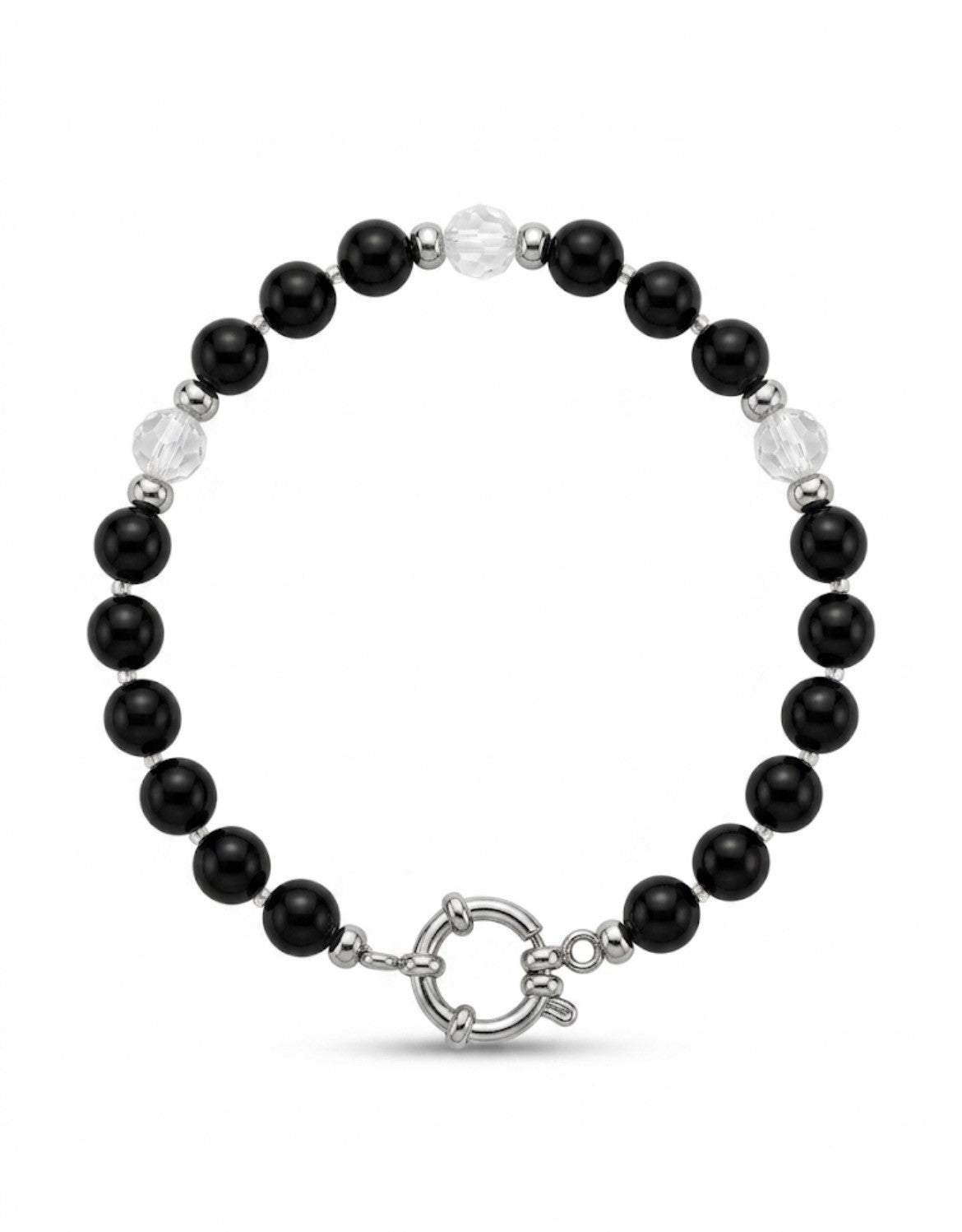 Conjunto Collar + Pulsera Perlas Mallorca Broche timón