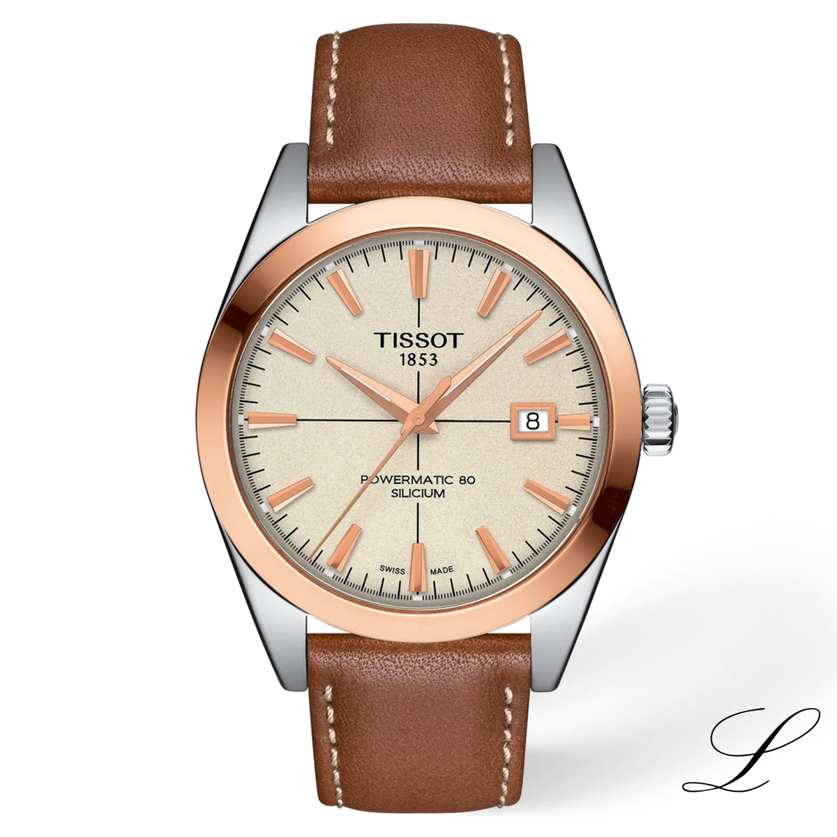 Tissot Gentleman Gold bezel 40mm T927.407.46.261.00 BM