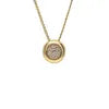 Collar + Aros Punto de Luz Enchapada en oro de 18k