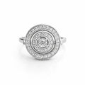 Anillo Circulos Circones Plata 925