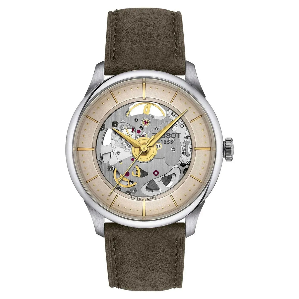 Reloj Tissot Chemin Des Tourelles Skeleton 39MM T1398361626100