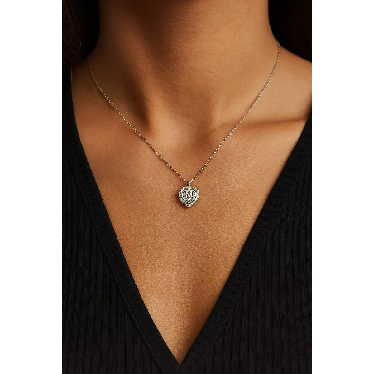 Collar Corazón Plata 925