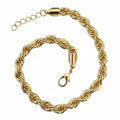 Pulsera Turbillón 27 a 30cm Enchapada en Oro de 18k
