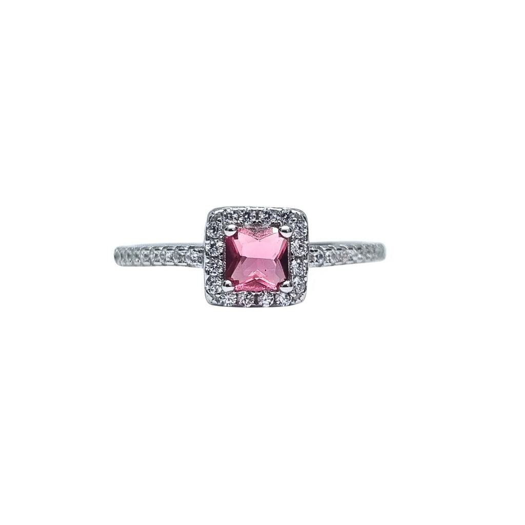 Anillo Cuadrado Cintillo Plata 925